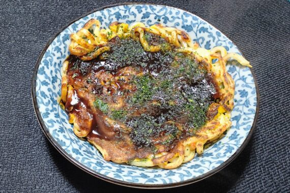 うどんのお好み焼き試作1号